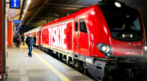 Pełen atrakcji Świąteczny Pociąg Tyskiego
